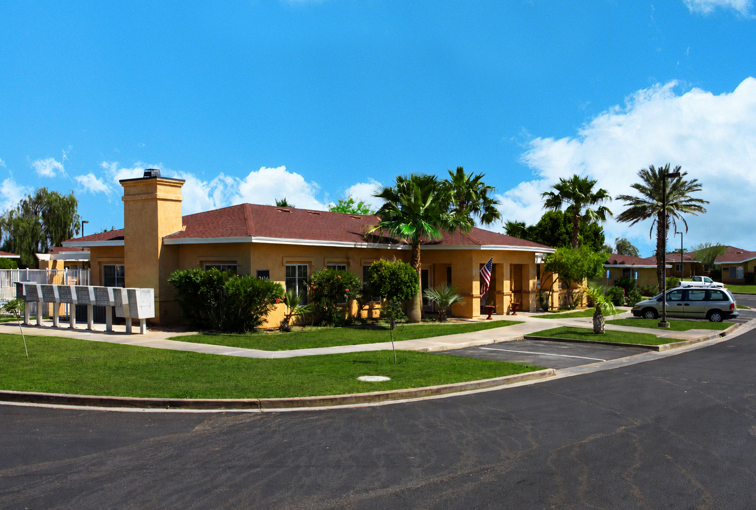 This image displays entrance marker photo of Casa Encinas