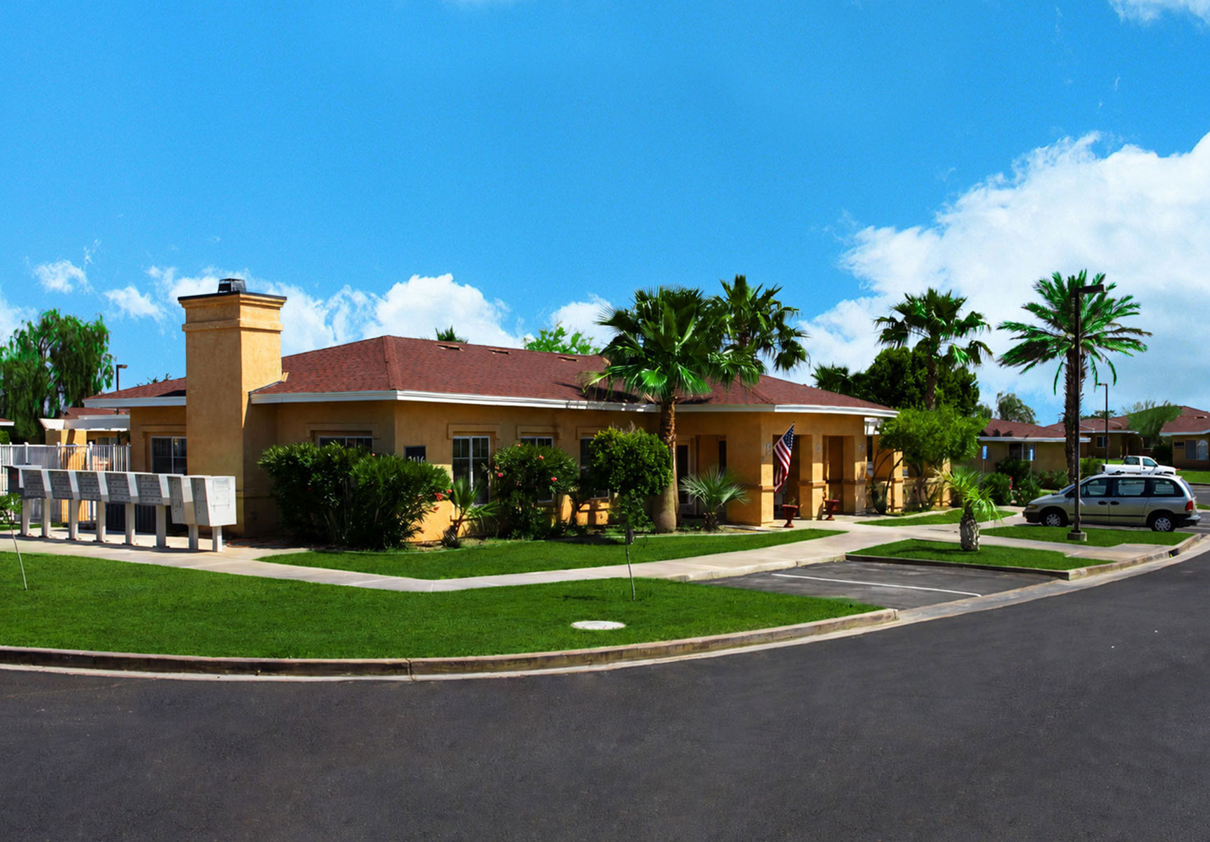 This image displays entrance marker photo of Casa Encinas